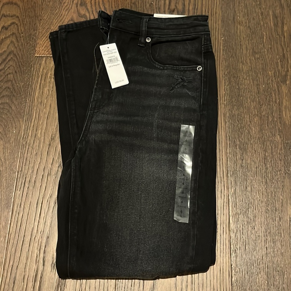 American Eagle Destructed Mom jeans